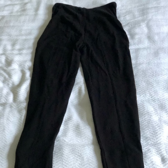 H&M black maternity pants with zippers - mama - Picture 4 of 6